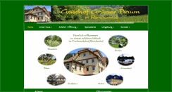 Desktop Screenshot of gruenerbaumreichental.de